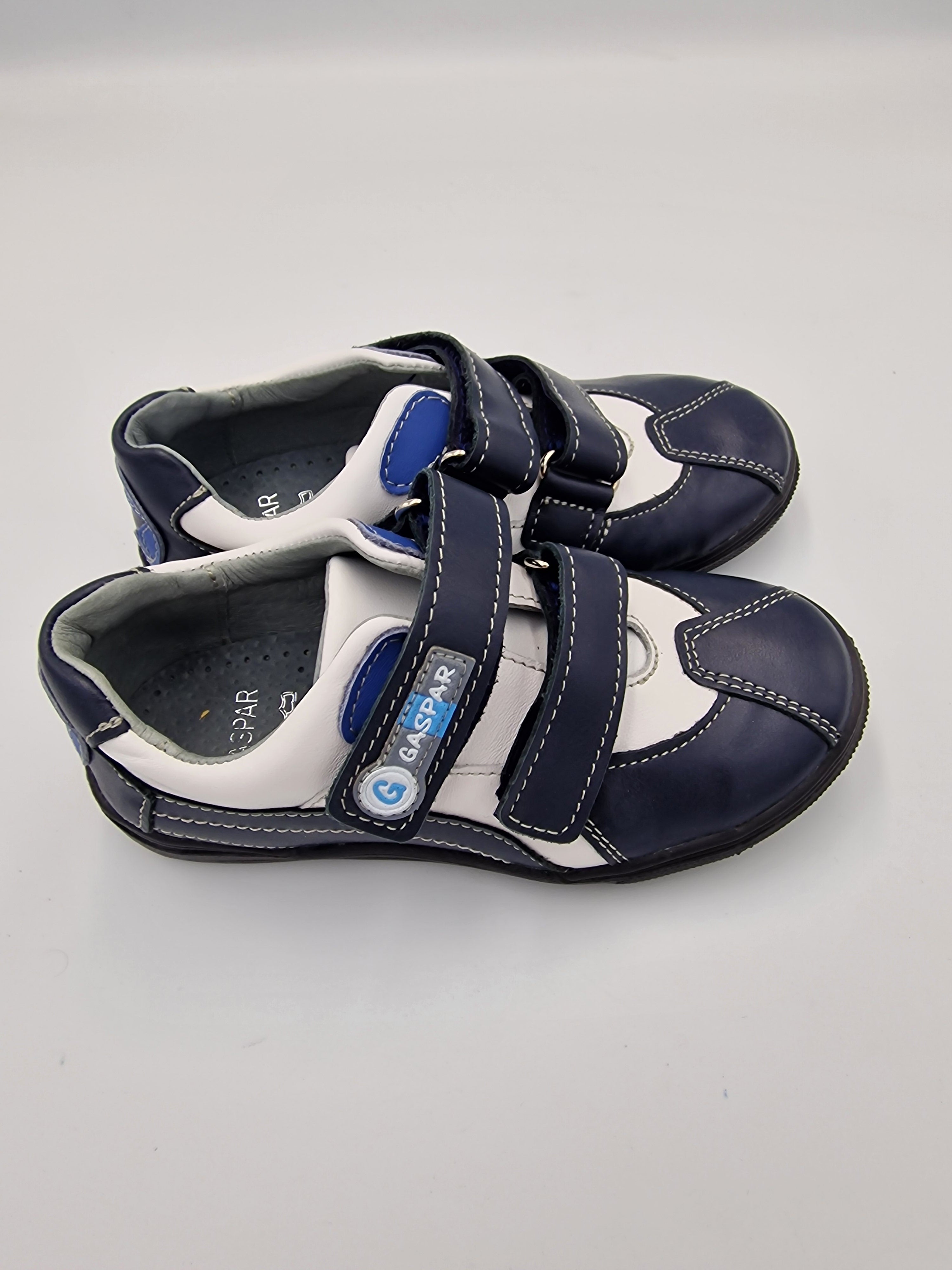 Gaspar Boys shoes, Navy/ white