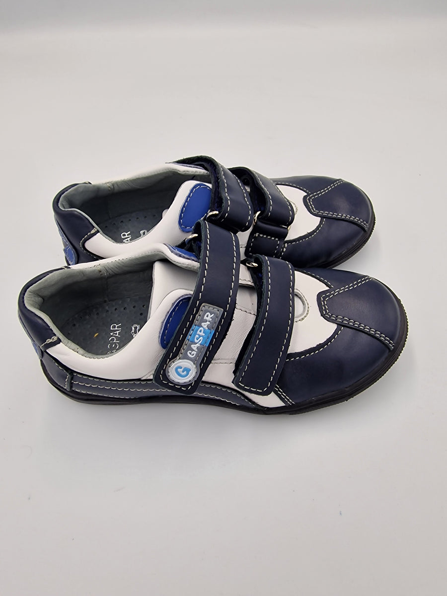 Gaspar Boys shoes, Navy/ white