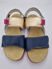 Gaspar girls sandal with arch support navy/pink (005/04)