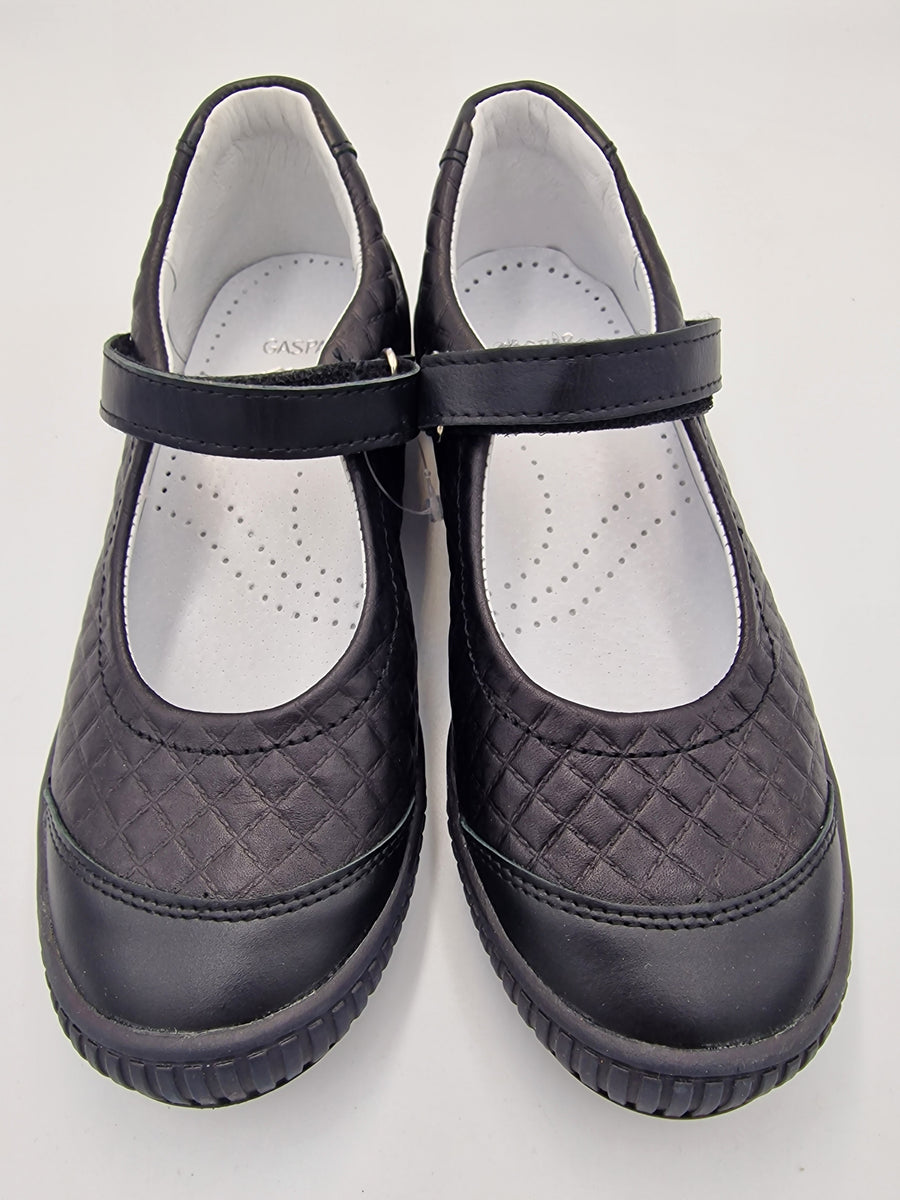 Gaspar girls ballerinas with ARCH SUPPORT /Black 155/06