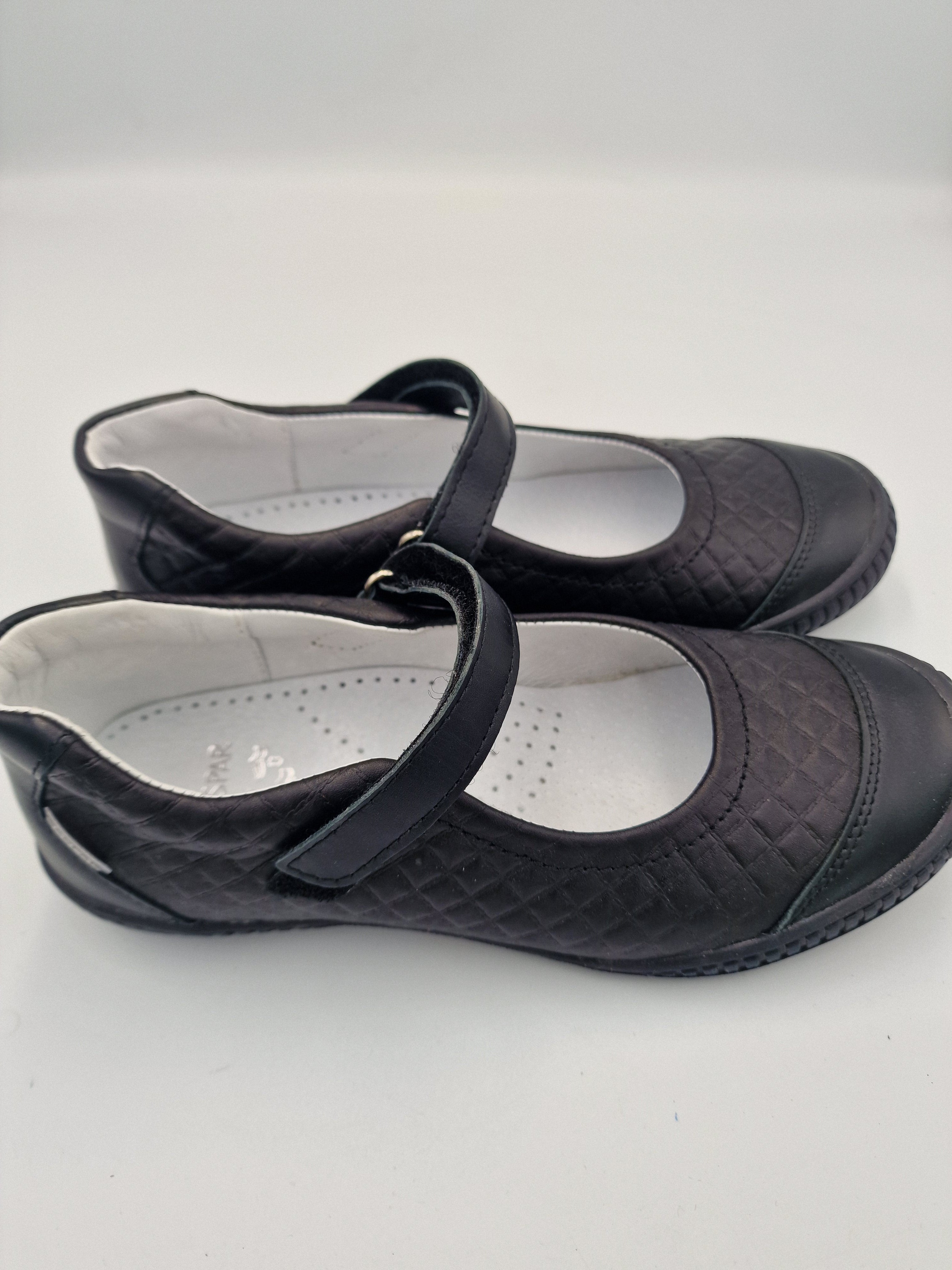 Gaspar girls ballerinas with ARCH SUPPORT /Black 155/06