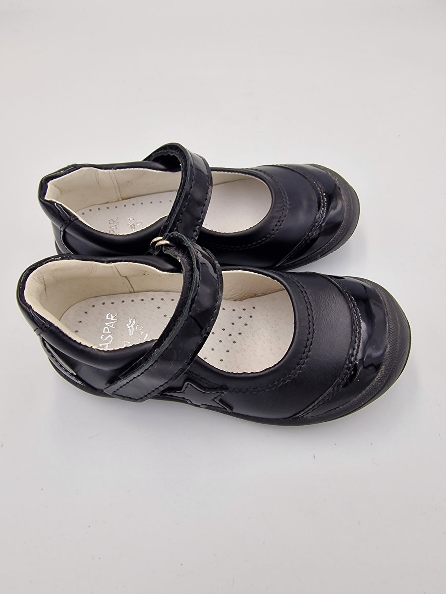 Gaspar girls ballerinas with ARCH SUPPORT /Black 155/51 2018