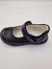 Gaspar girls ballerinas with ARCH SUPPORT /Black 155/51 2018