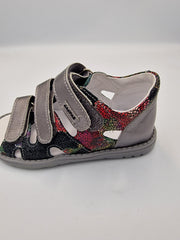 Gaspar girls sandal with arch support mosaic rose/silver (030/130)