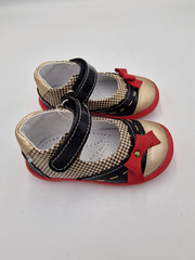 Gaspar girls ballerinas with ARCH SUPPORT Beige/Black 312/31