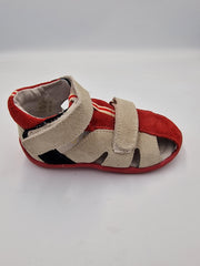 Wojtylko boys sandal with arch support Grey/Red (321-001)