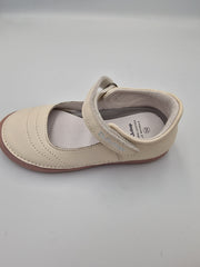 D.D.step girls barefoot leather ballerinas / Cream H078-51579A