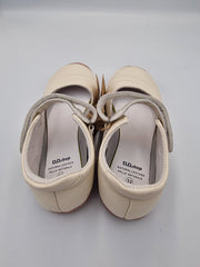 D.D.step girls barefoot leather ballerinas / Cream H078-51579A