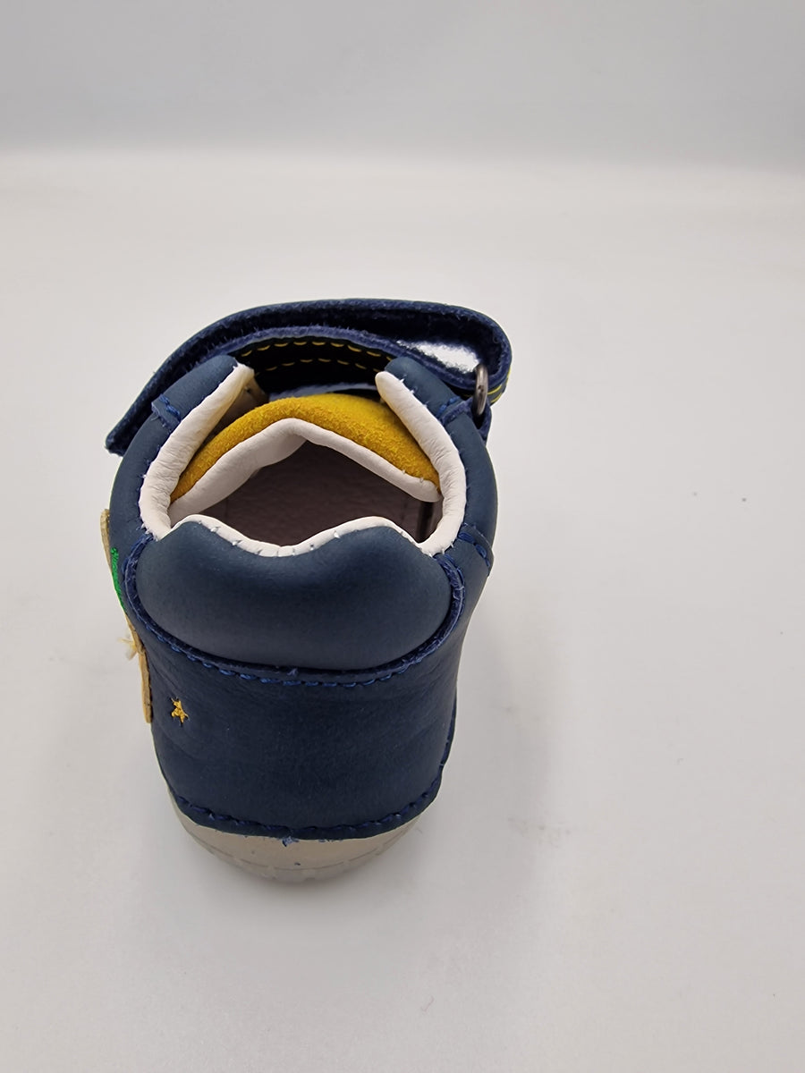 D.D.step boys leather/barefoot royal blue (S070-51698)