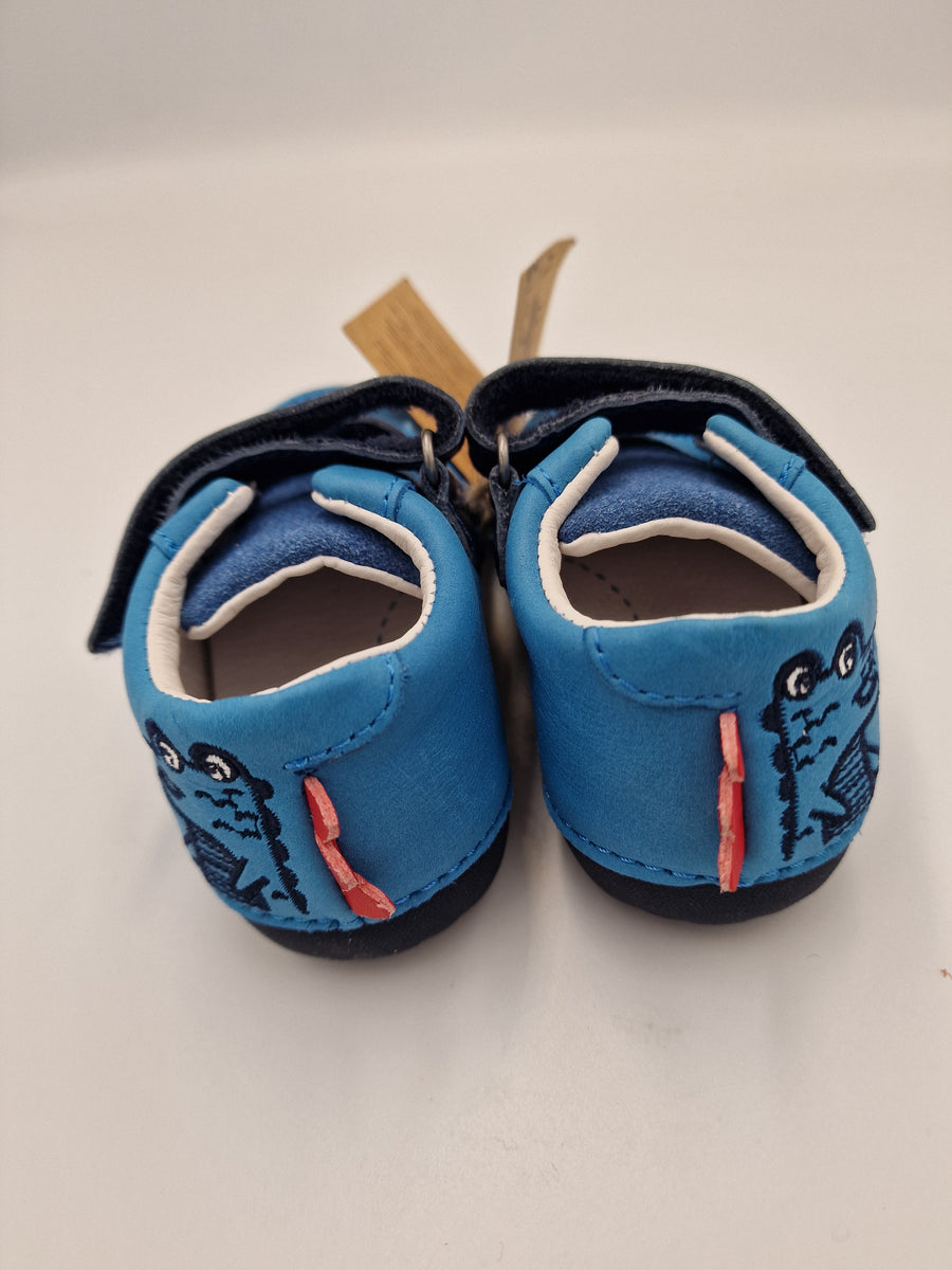 D.D.step boys first steps/ leather shoes/ Calypso sky S038-51832B