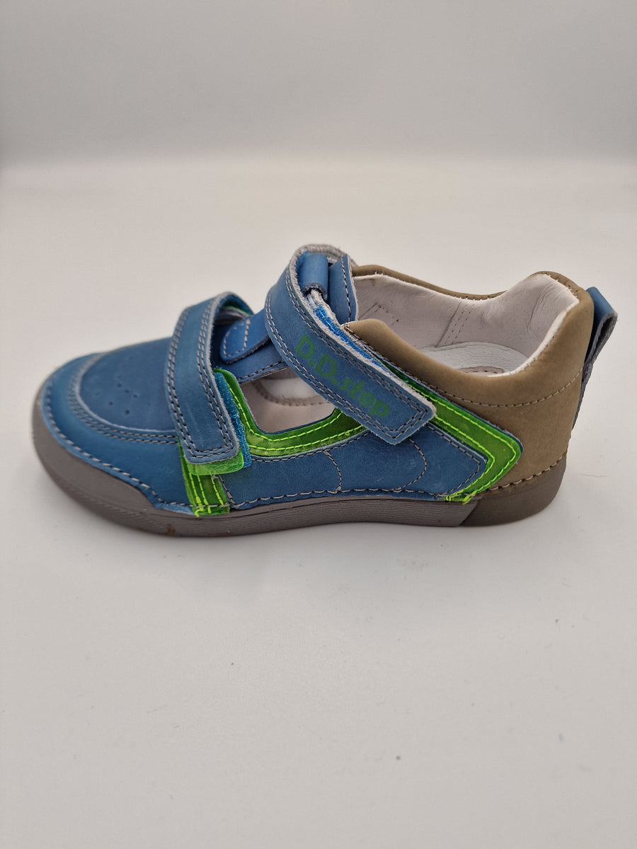D.D.step boys leather sandals/ Sky Blue 068-477M