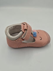 D.D.step girls barefoot/ first steps ballerinas/ sandals /Baby Pink H070-51968