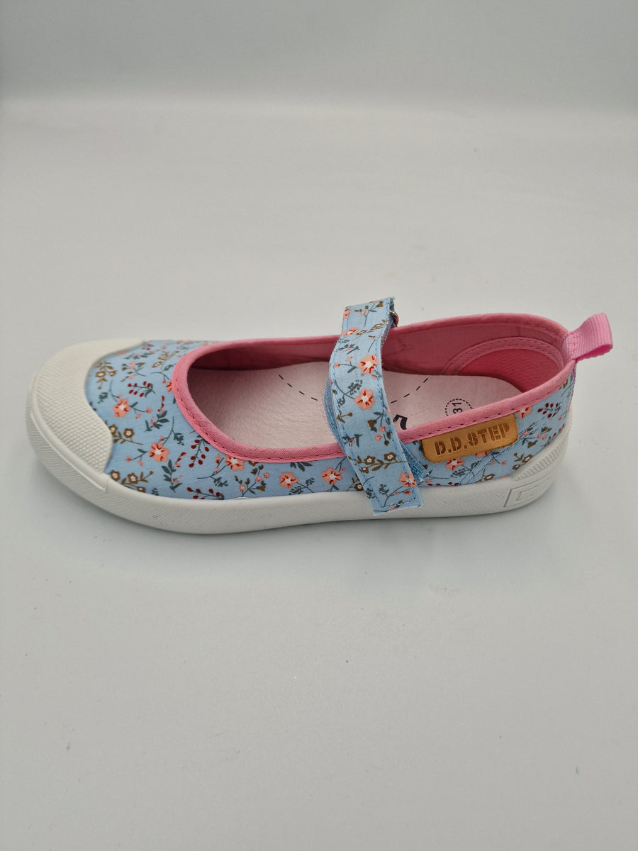 D.D.step girls  canvas/ water repellence/Calypso Sky CSG-330BM