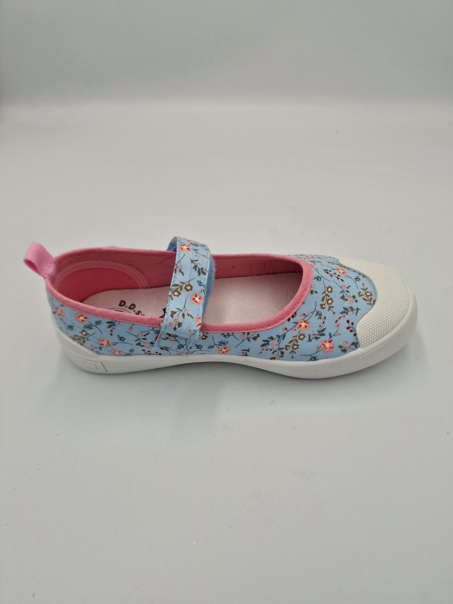 D.D.step girls  canvas/ water repellence/Calypso Sky CSG-330BM