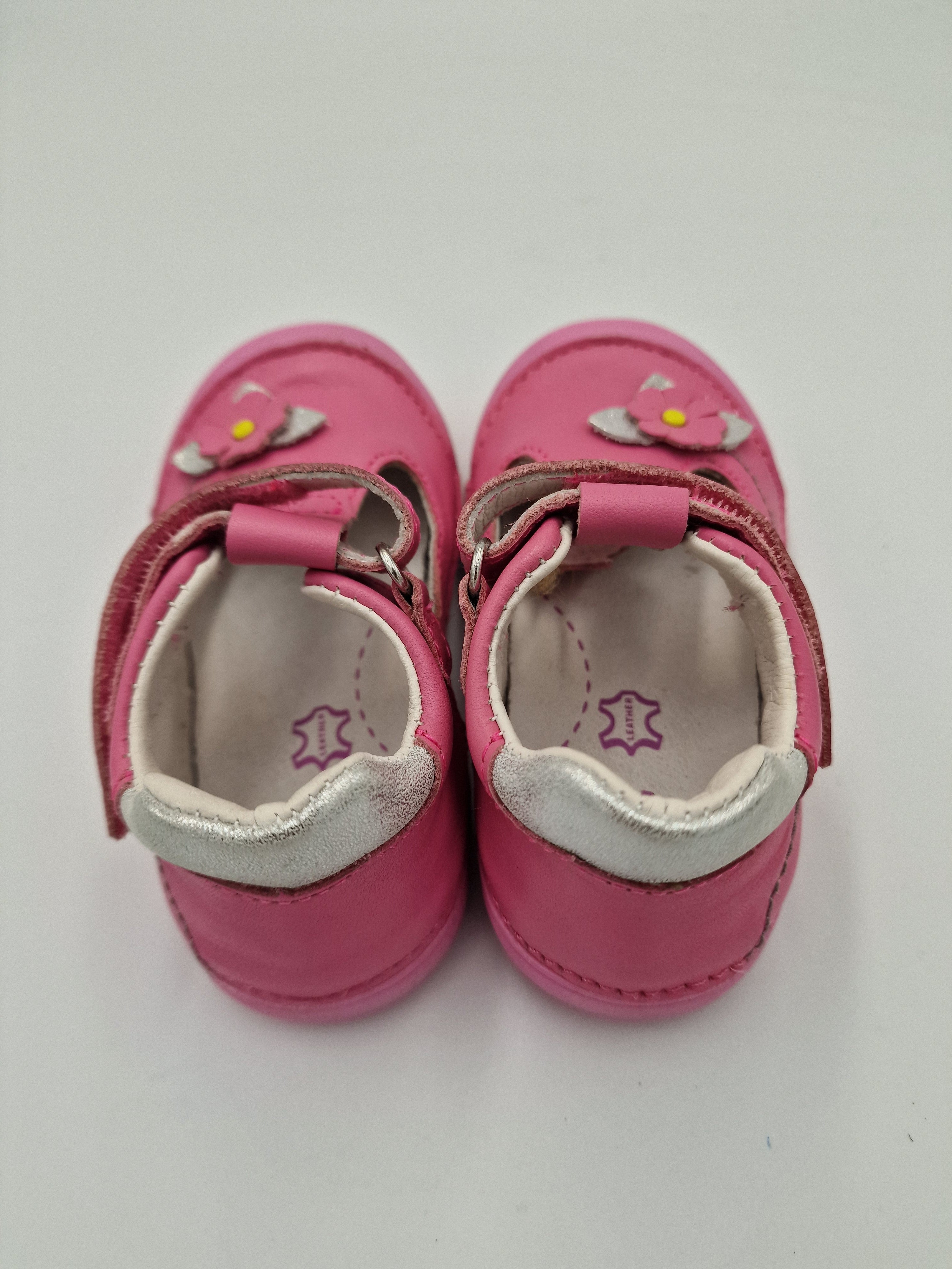 D.D.step girls barefoot/ first steps ballerinas/ sandals /Dark Pink H066-374B