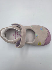 D.D.step girls barefoot/ first steps ballerinas/ sandals /Mauve H073-390A
