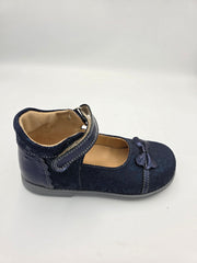 Ani-But prophylactic leather ballerinas with Thomas heel /Granat Navy/Blue 240