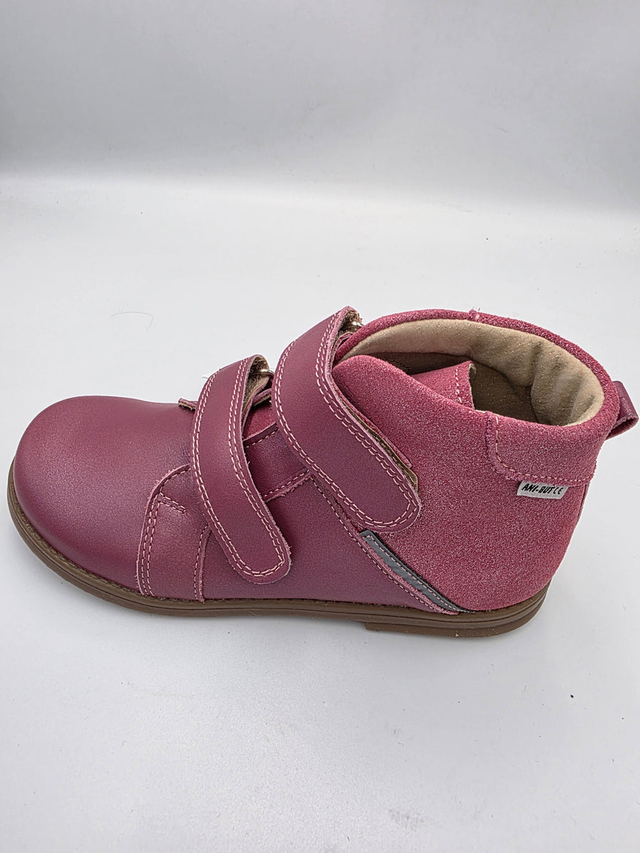 Ani-But girls prophylactic boots with Thomas heel /Pink/glitter 232