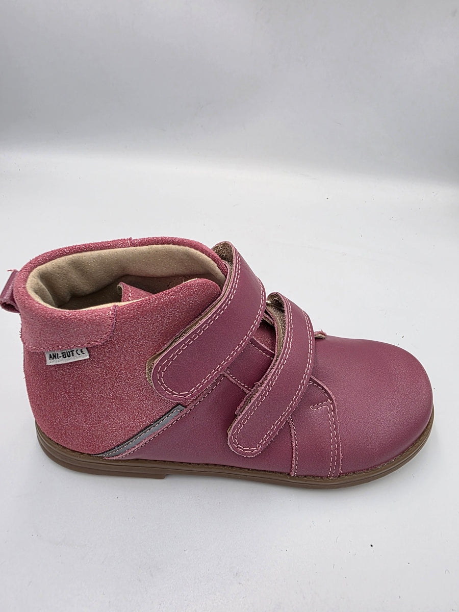 Ani-But girls prophylactic boots with Thomas heel /Pink/glitter 232