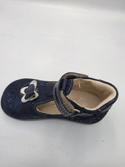 Ani-But girls prophylactic leather sandals with Thomas heel /first steps /Navy 242