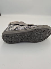 Gaspar leather girls boots, mosaic/grey/silver 107/140