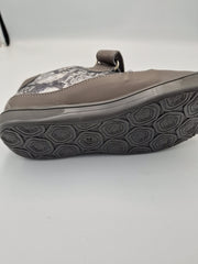 Gaspar leather girls shoes, mosaic/grey/silver 235/132