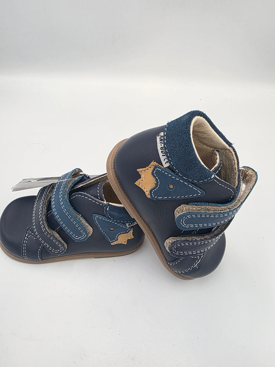 Ani-But boys prophylactic boots with Thomas heel /first steps/Navy Blue Granat , Rocket 243A