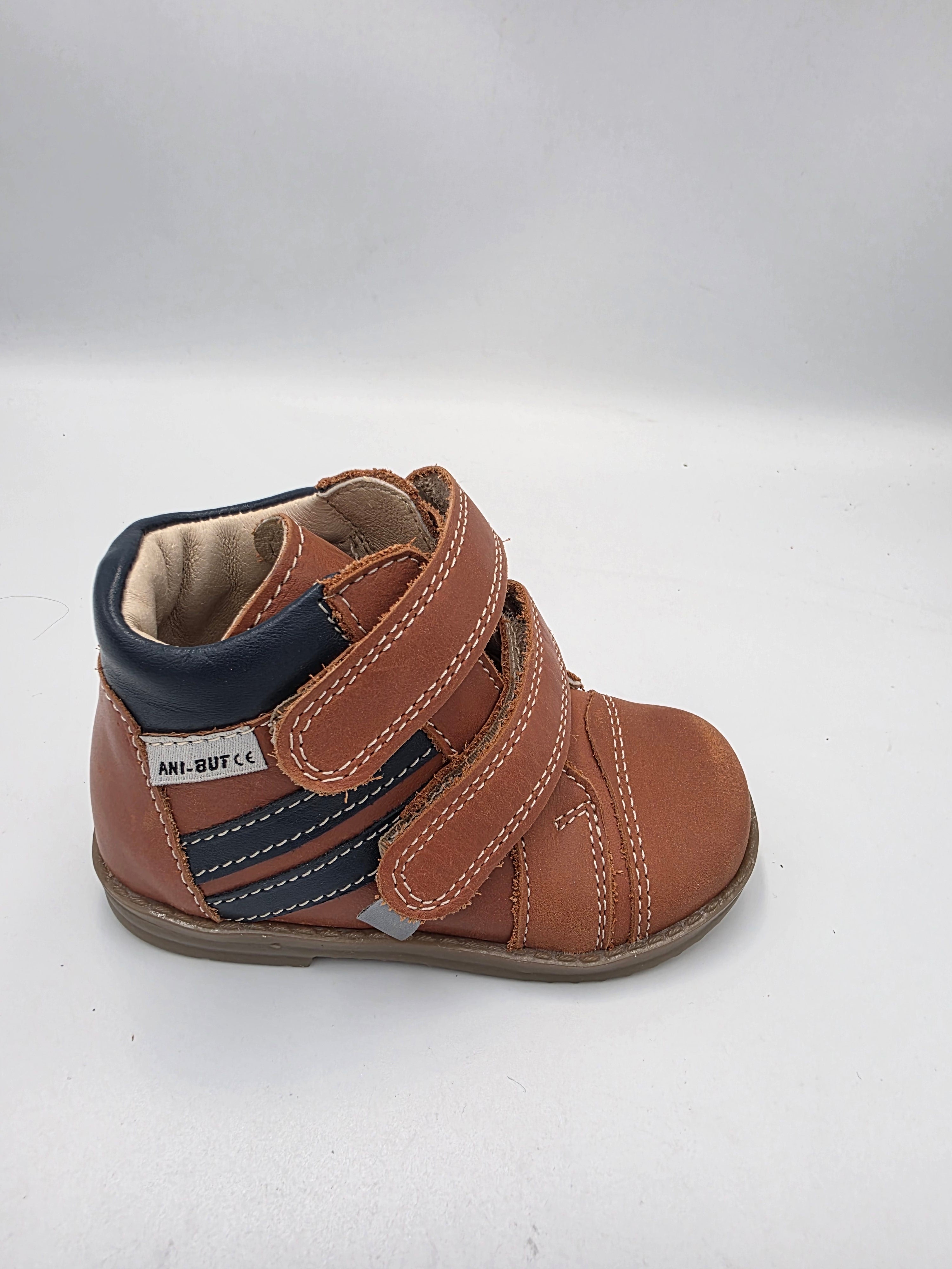 Ani-But boys prophylactic boots with Thomas heel /first steps/Brown(265)