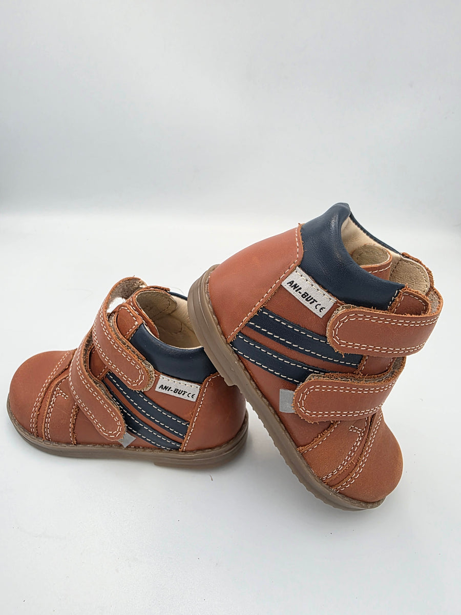 Ani-But boys prophylactic boots with Thomas heel /first steps/Brown(265)