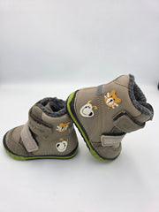 D.D.step Boy's Barefoot Boots/ warm lining/ leather/ Autumn- Winter/ 029-304A Mocha