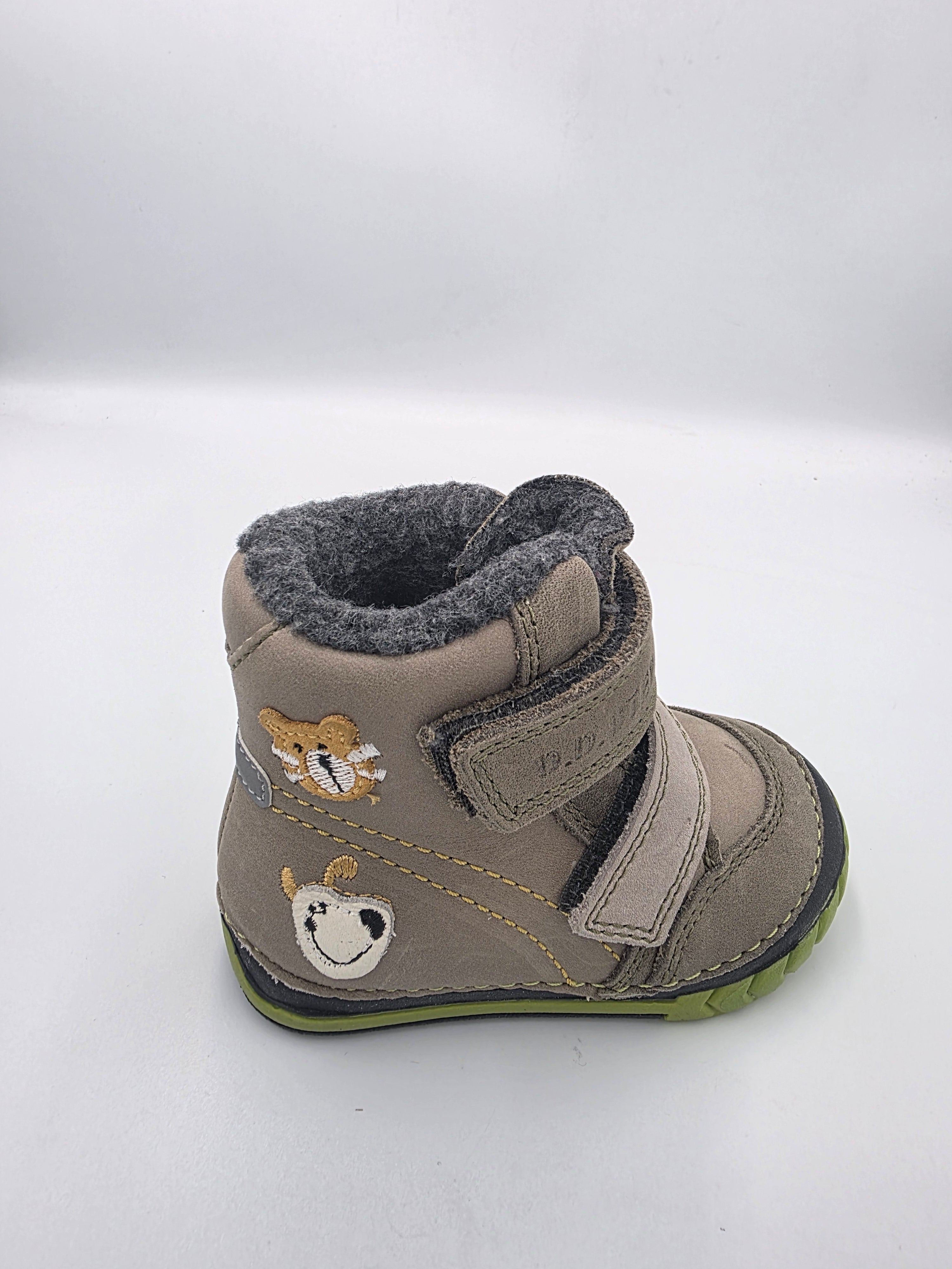 D.D.step Boy's Barefoot Boots/ warm lining/ leather/ Autumn- Winter/ 029-304A Mocha