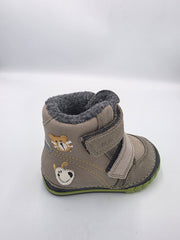 D.D.step Boy's Barefoot Boots/ warm lining/ leather/ Autumn- Winter/ 029-304A Mocha
