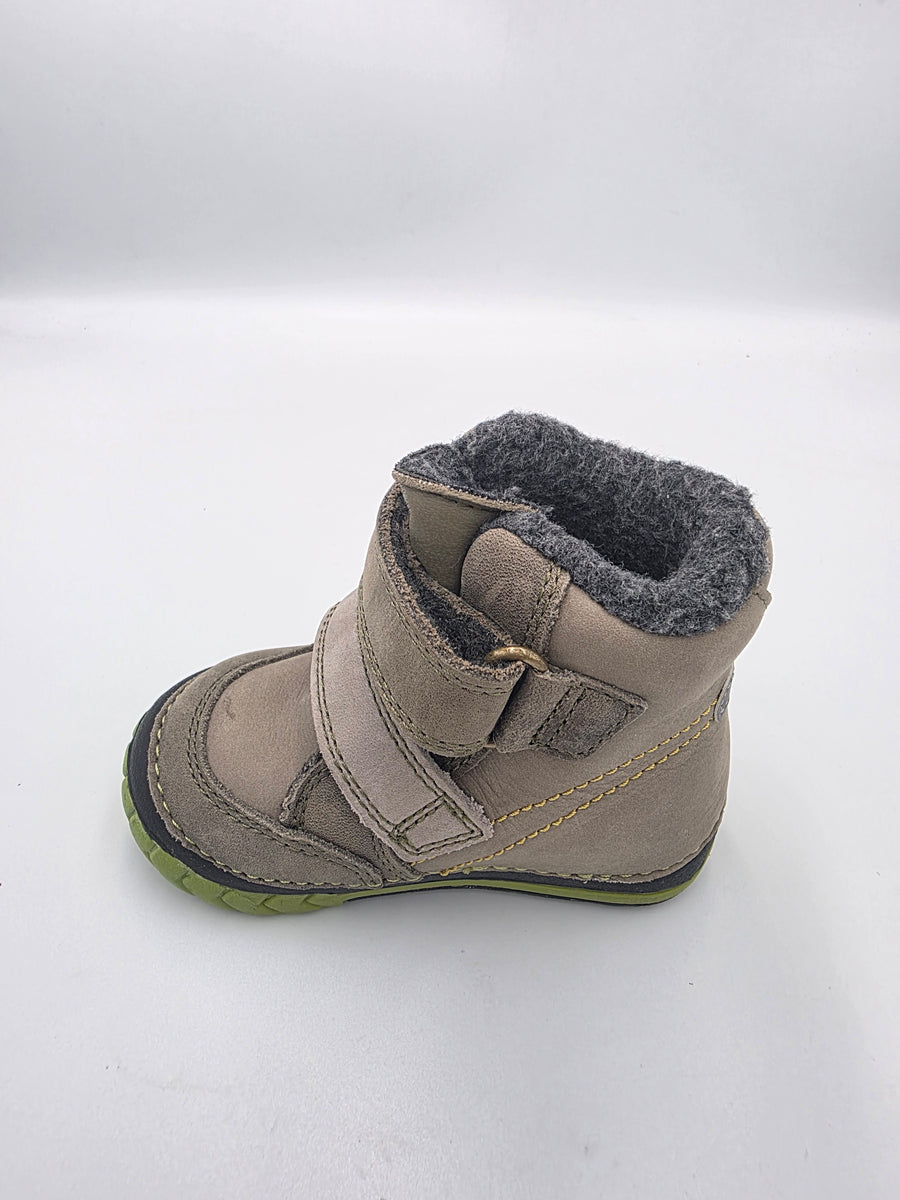 D.D.step Boy's Barefoot Boots/ warm lining/ leather/ Autumn- Winter/ 029-304A Mocha