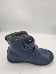 D.D.step Boy's Barefoot Boots/ warm lining/ leather/ Autumn- Winter/ TMP-002 Dark Grey