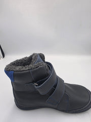 D.D.step Boy's Barefoot Boots/ warm lining/ leather/ Autumn- Winter/ TMP-001 Dark Grey