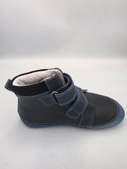 D.D.step Boy's Barefoot Boots/ warm lining/ leather/ Autumn- Winter/ A063-42719M Royal Blue Glow in the Dark