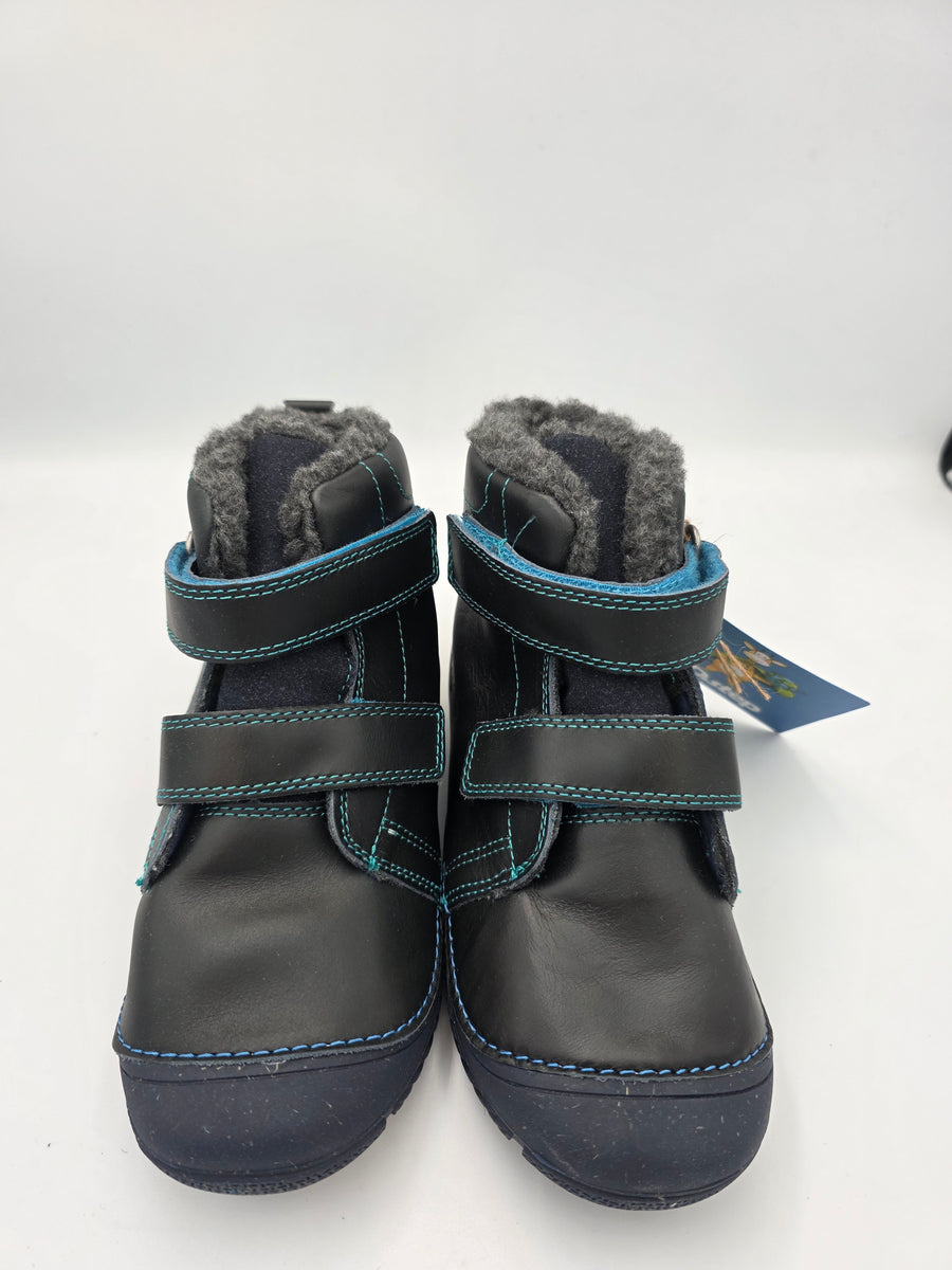 D.D.step Boy's Barefoot Boots/ warm lining/ leather/ Autumn- Winter/ W082-42385M Royal Blue