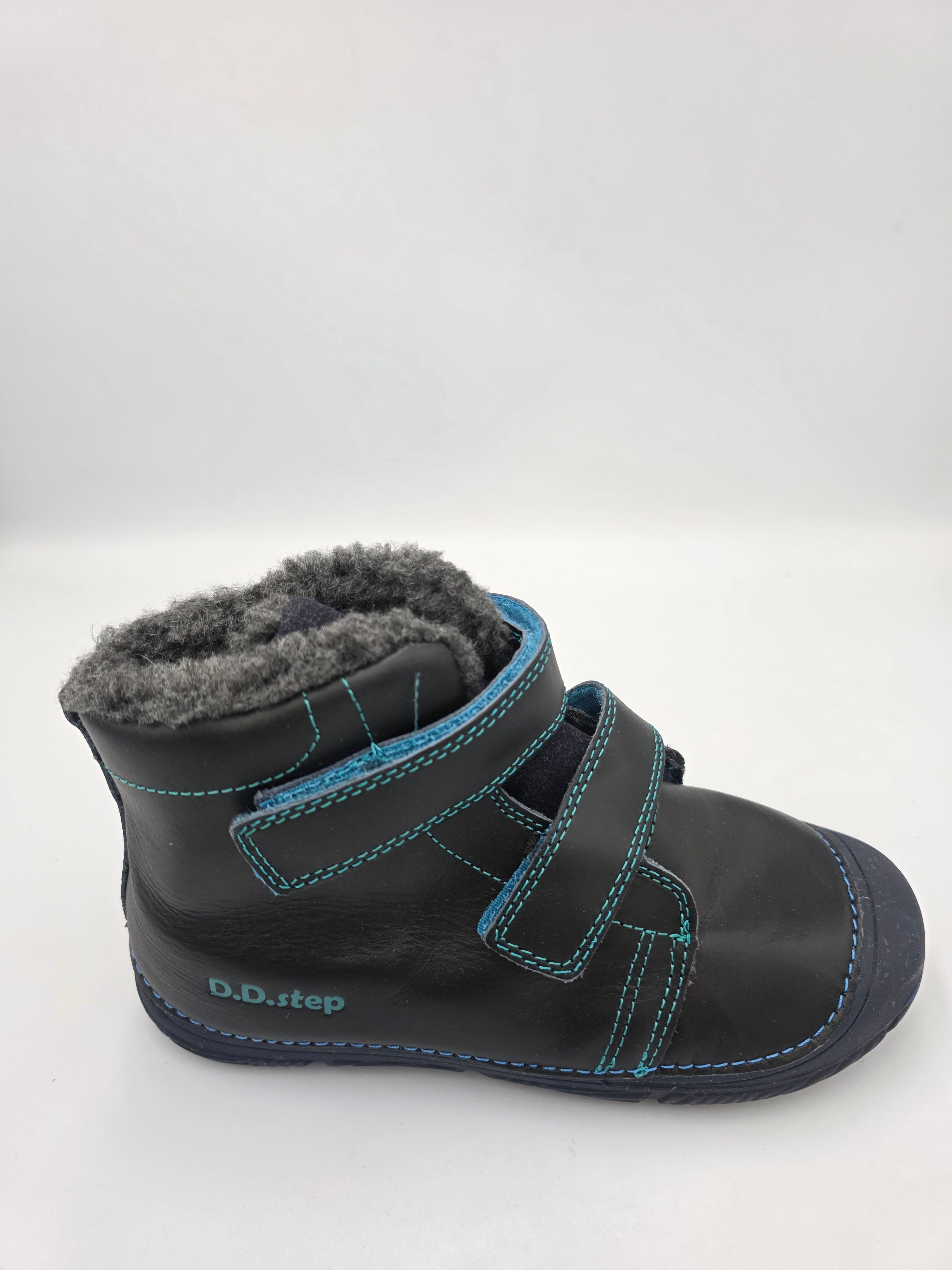 D.D.step Boy's Barefoot Boots/ warm lining/ leather/ Autumn- Winter/ W082-42385M Royal Blue