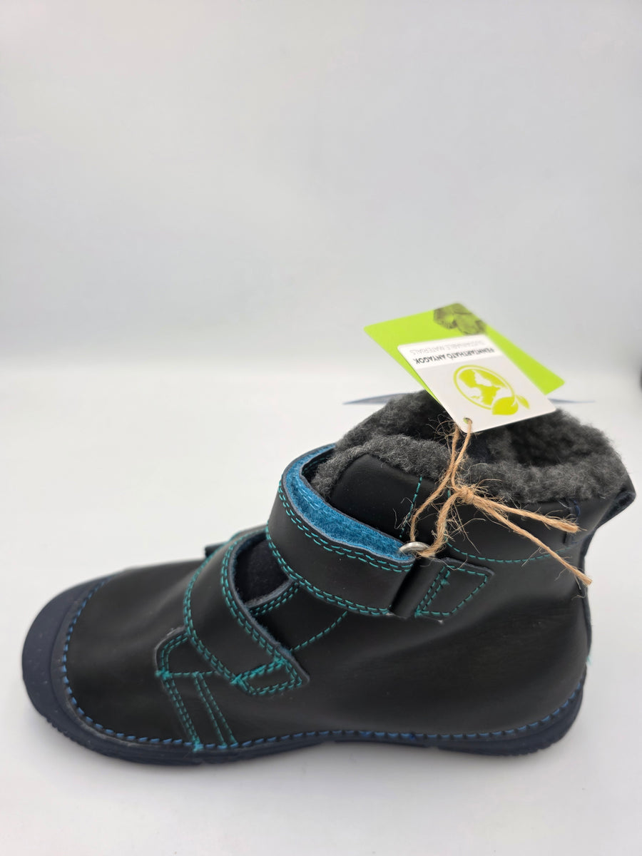 D.D.step Boy's Barefoot Boots/ warm lining/ leather/ Autumn- Winter/ W082-42385M Royal Blue