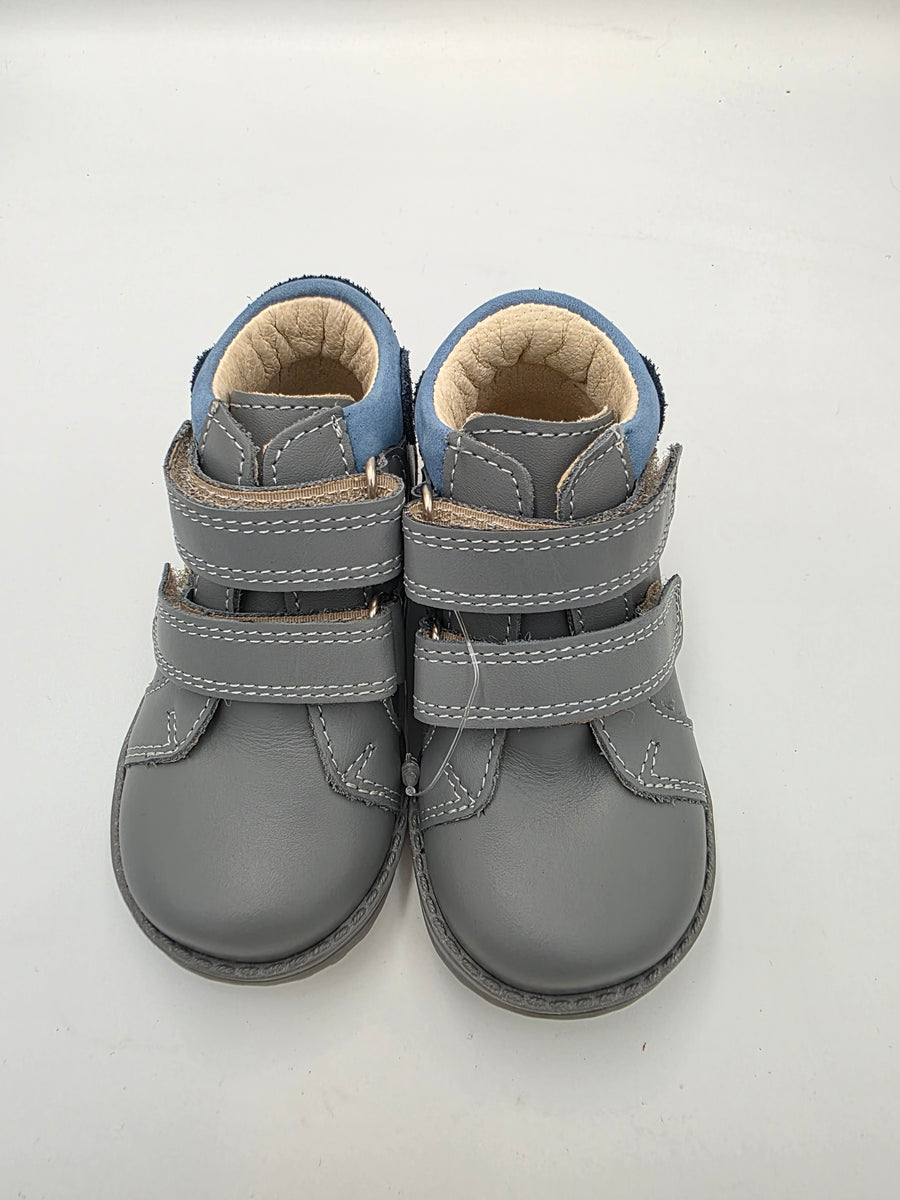 Ani-But boys prophylactic boots with Thomas heel /first steps /Grey, blue bear with Grey sole 248