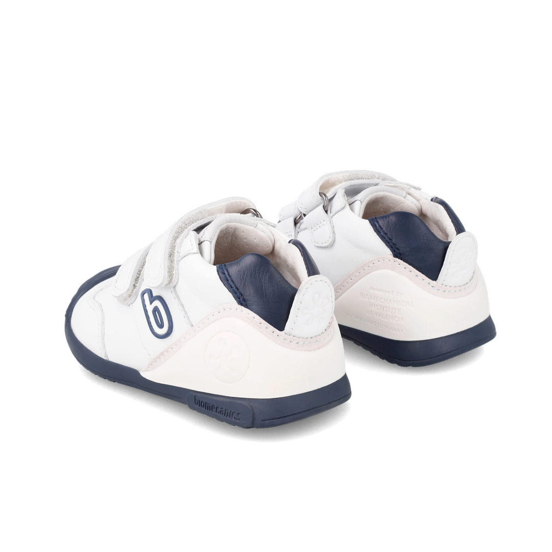 Biomecanics Sauvage Boys Runner - White/Blue (221001-A)