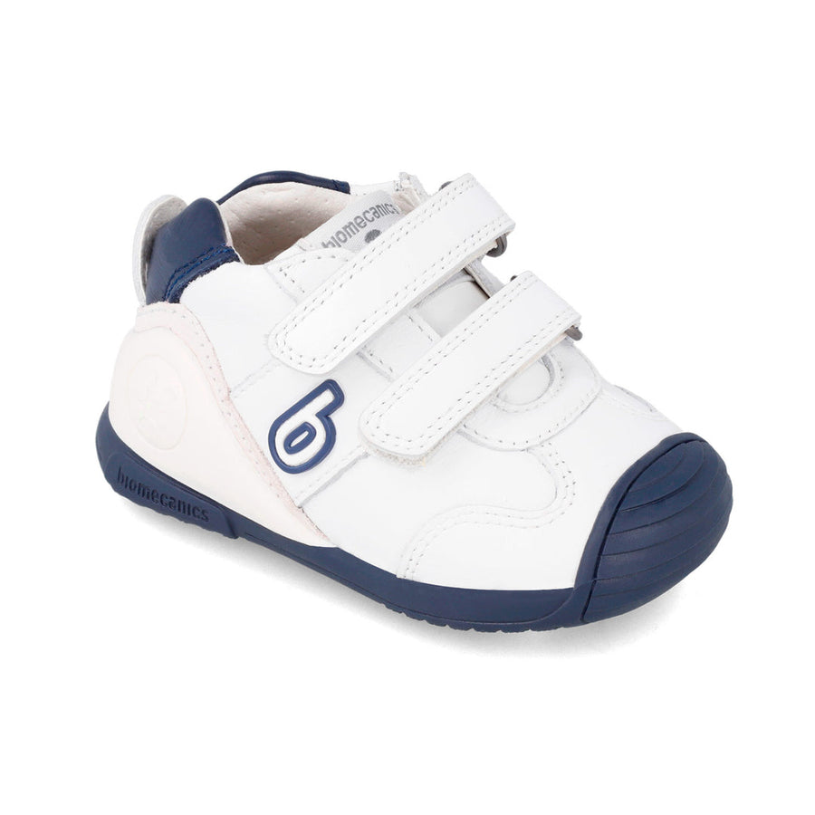 Biomecanics Sauvage Boys Runner - White/Blue (221001-A)