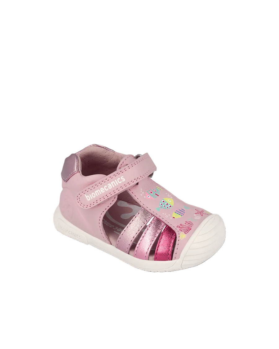 Biomecanics First Steps Girl's Sandal Sandalia Peces Rosa (262109-A032)