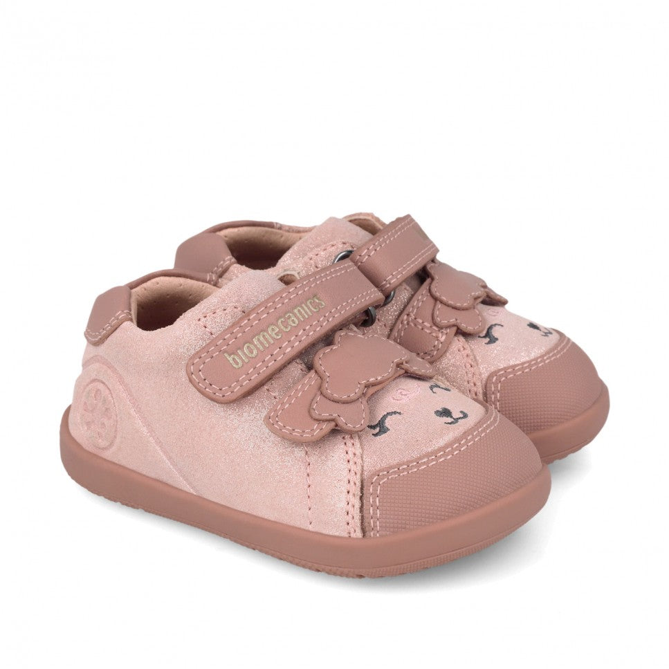 Biomecanics Girls First Steps Shoes Barefoot first steps – Pink