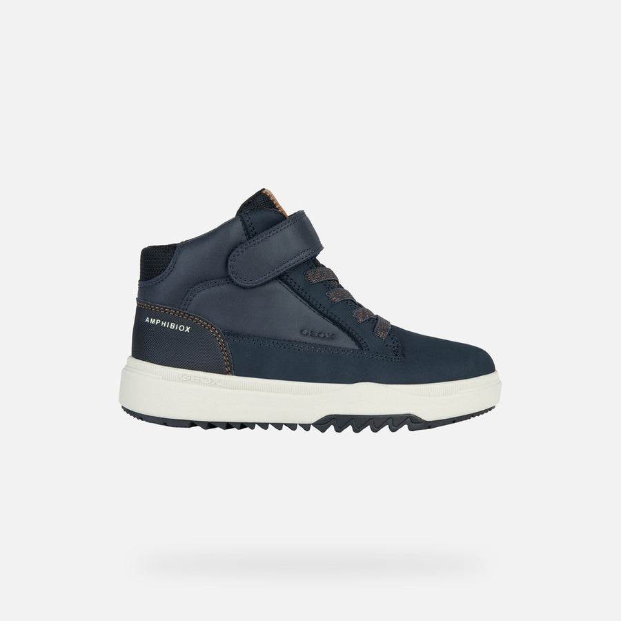 GEOX Bunshee Abx Boy/ Waterproof Ankle Boots/Navy- Black (J16FMA 0ME32 C0045)