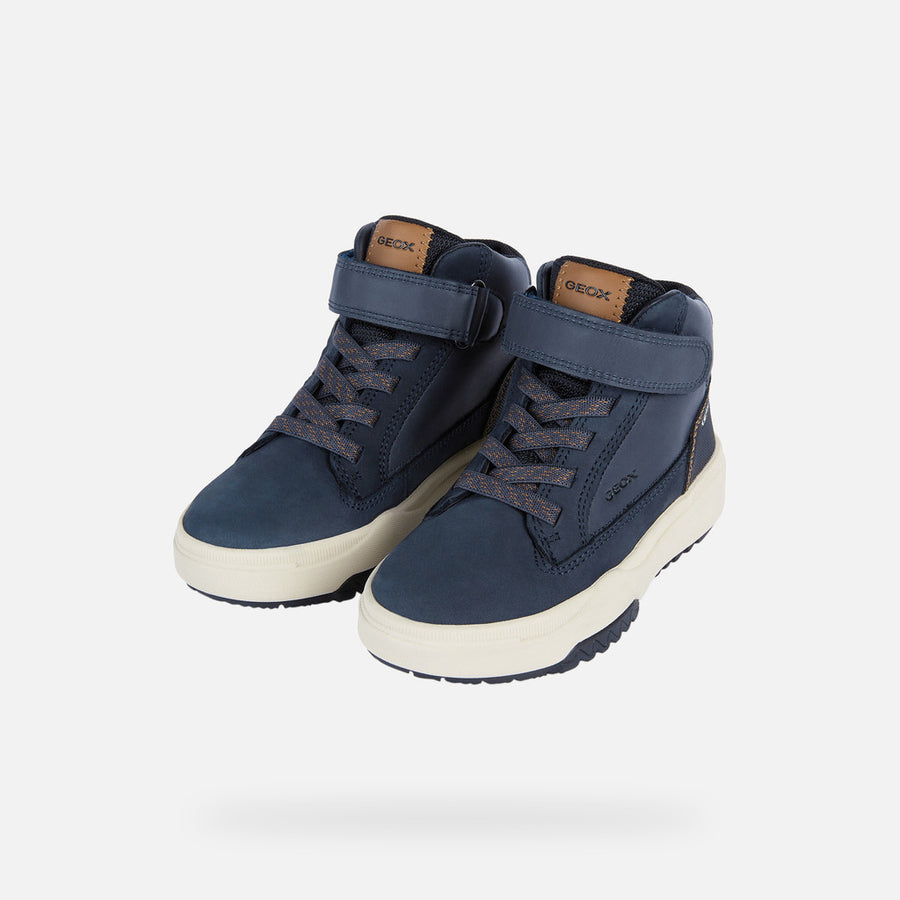 GEOX Bunshee Abx Boy/ Waterproof Ankle Boots/Navy- Black (J16FMA 0ME32 C0045)