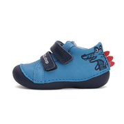 D.D.step boys first steps/ leather shoes with dragon/ Blue- (S015-51833B)