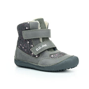 D.D.step girls barefoot boots/ warm lining/ leather/ Autumn- Winter/ W063-333M Dark Grey