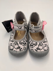 3f Slippers, girls /first steps grey slippers