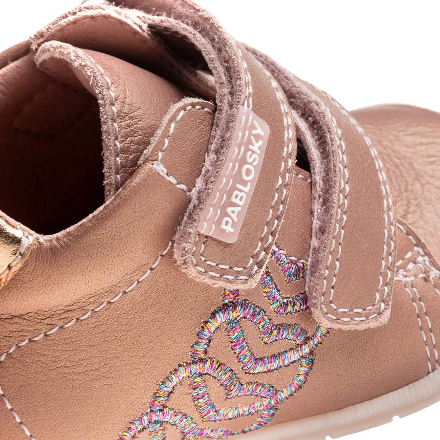 Pablosky girls barefoot shoes / 076470 Fortune Rosa Cuarzo